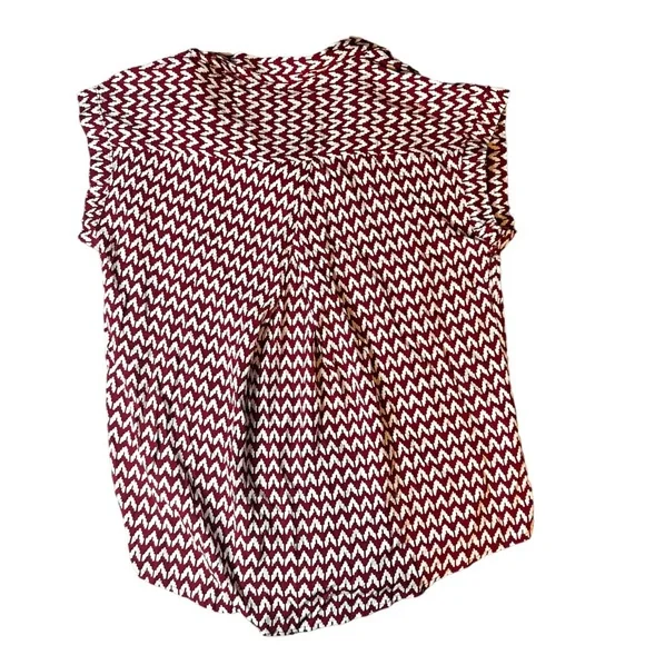 Jachs Girlfriend women’s short sleeve burgundy blouse - Picture 2 of 5